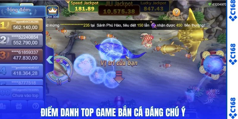 Top Game Bắn Cá - Khám Phá 3 Trò Hấp Dẫn Trên C168 Ngay 2 Điểm danh top game bắn cá đáng chú ý