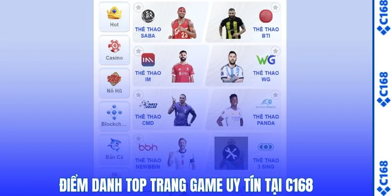 Top Trang Game Uy Tín - Gợi Ý Lựa Chọn Nền Tảng Phù Hợp 3 Điểm danh top trang game uy tín tại C168